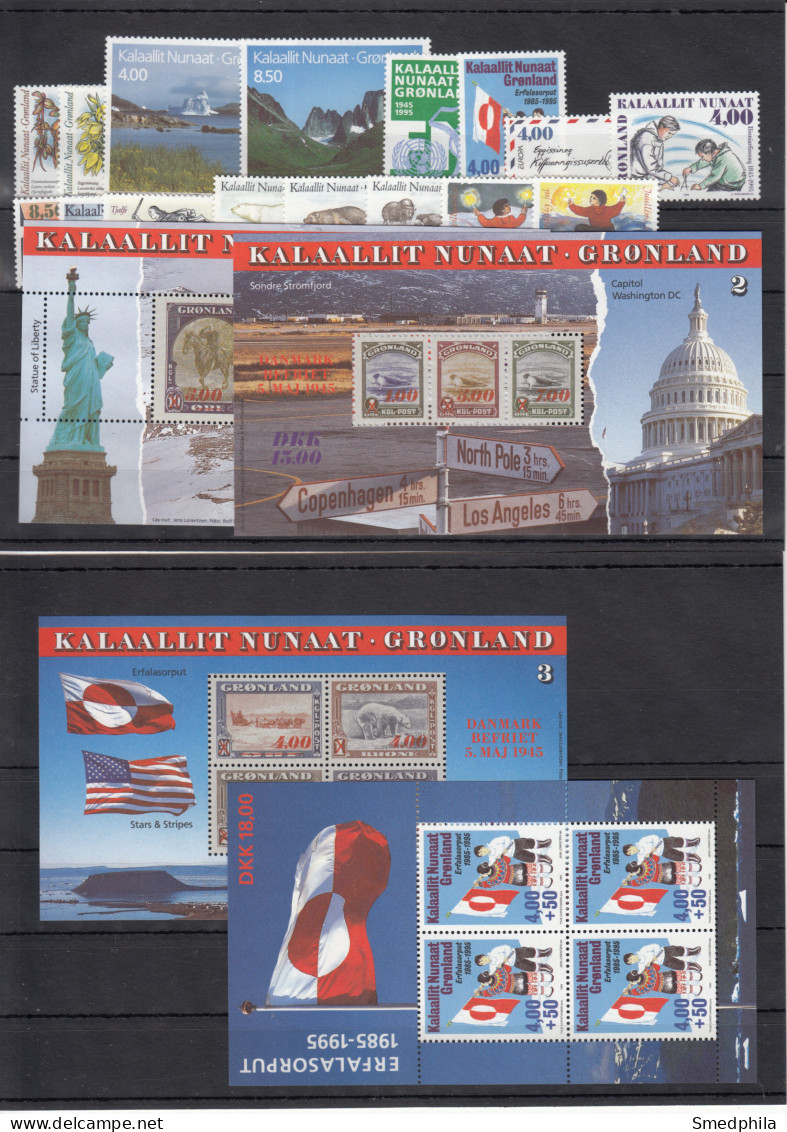 Greenland 1995 - Full Year MNH ** - Années Complètes