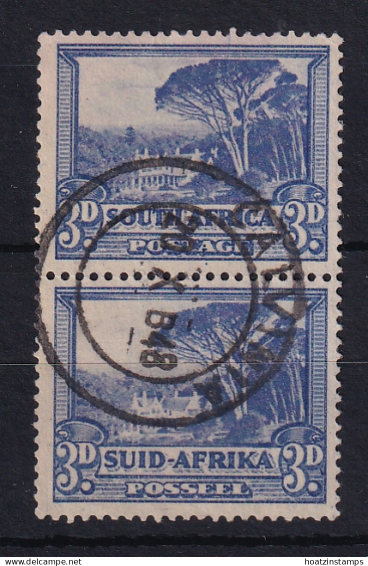 South Africa: 1933/48   Groot Schuur   SG59    3d       Used Pair - Used Stamps