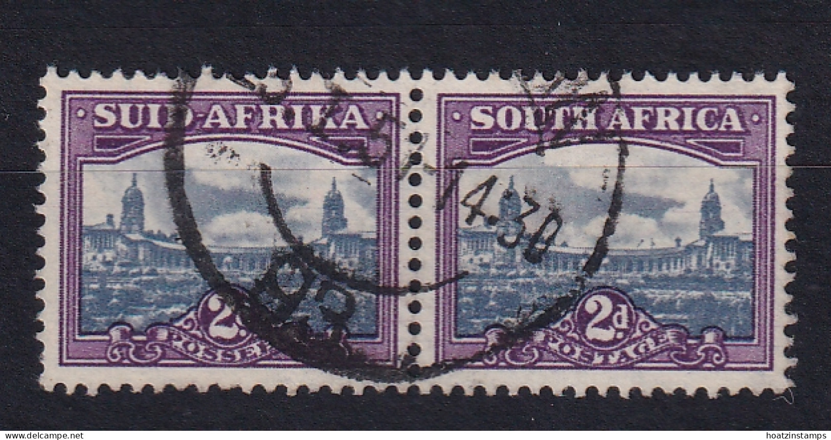 South Africa: 1950/51   Union Buildings    SG134    2d       Used Pair - Used Stamps