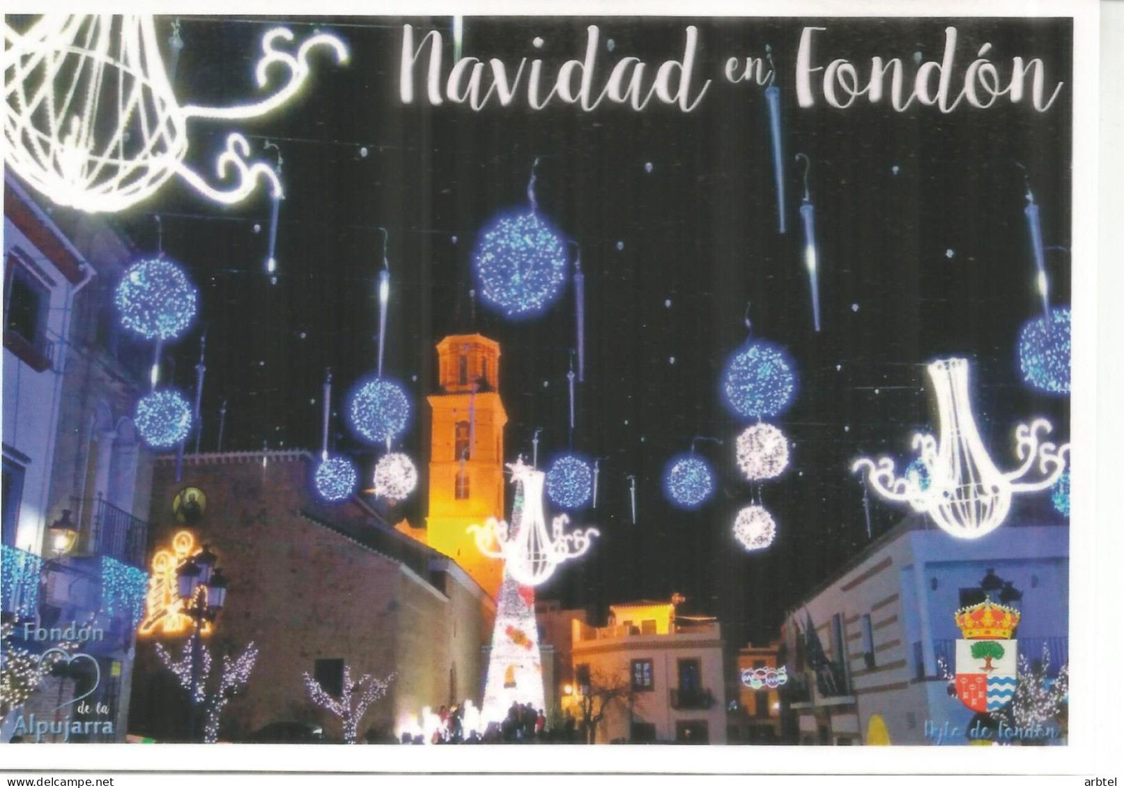 ENTERO POSTAL TARIFA A FONDON ALMERIA NAVIDAD CHRISTMAS - 1931-....