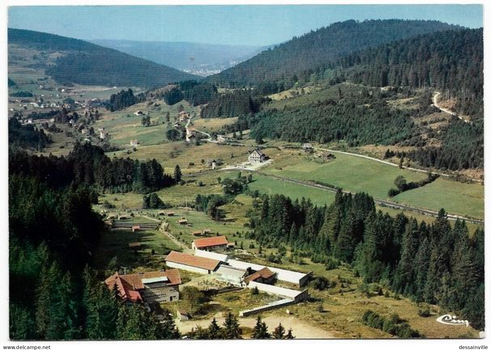 VOSGES XONRUPT LONGEMER - Vue Aérienne LA MOINEAUDIERE Parc Zoologique - Xonrupt Longemer