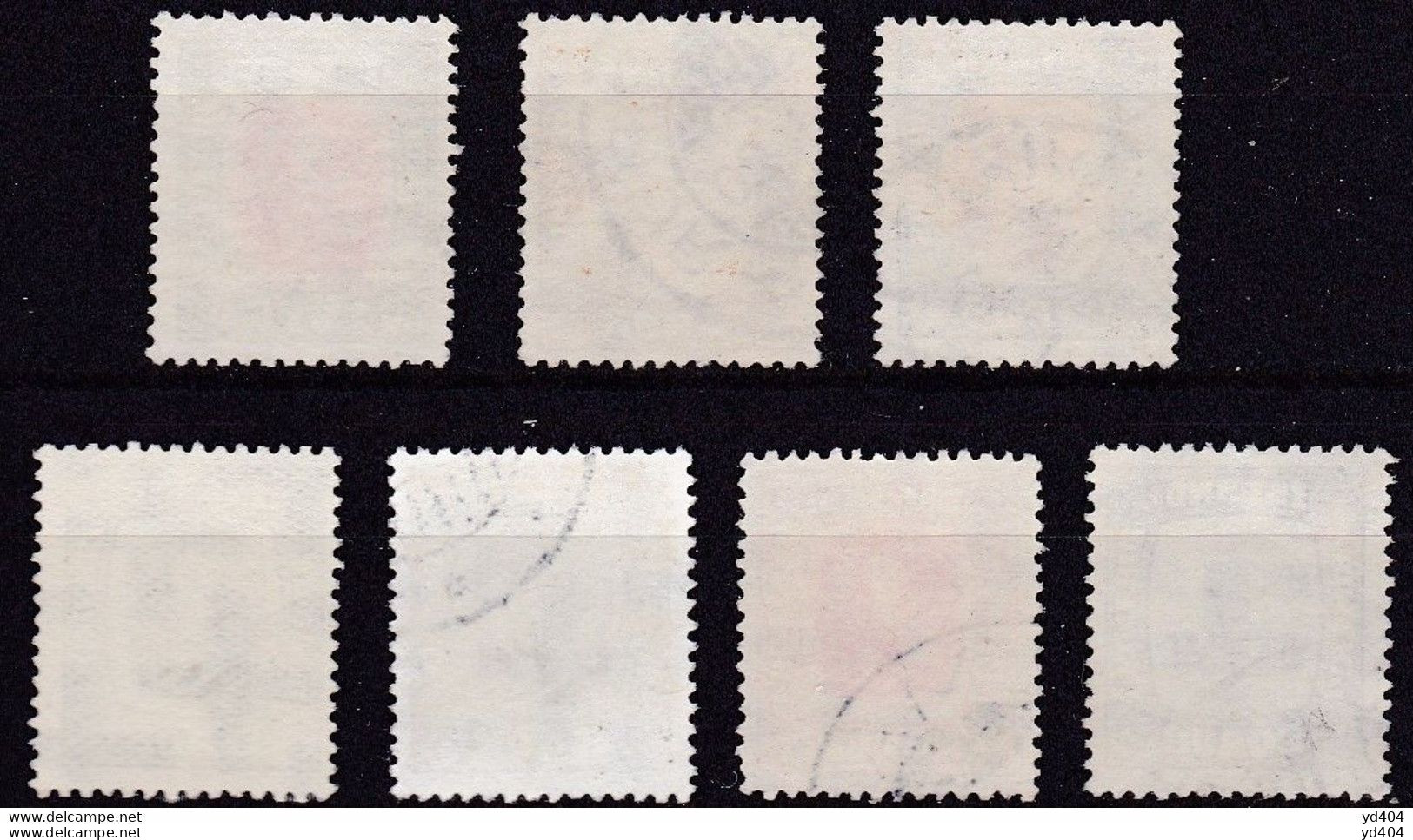 IS013 – ISLANDE – ICELAND – 1915/18 – KINGS CHRISTIAN IX & FREDERIK VII – Y&T # 75/81 USED 180 € - Usati