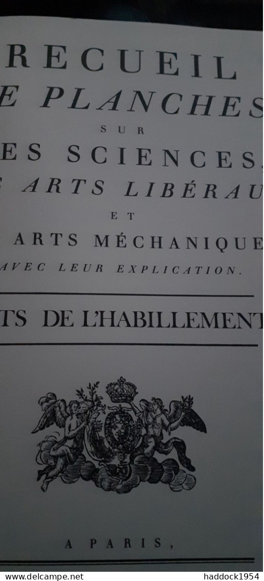 Art De L'habillement Encyclopédie De Diderot Et D'Alembert Bibliothèque De L'image 2001 - Mode