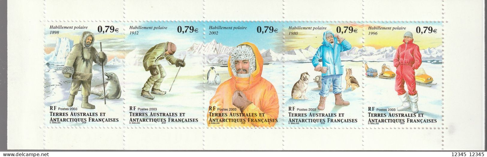 Frans Antarctica 2003, Postfris MNH, Polar Clothing, Animals - Ungebraucht