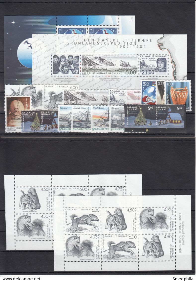 Greenland 2003 - Full Year MNH ** - Années Complètes