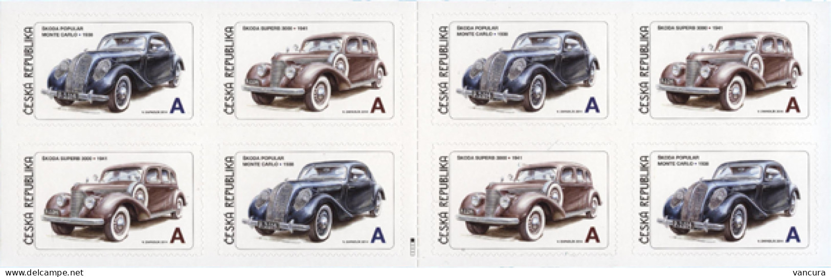 ** Booklet 819-820 Czech Republic Cars (Zapadlik) 2014 SKODA Cars - Nuevos