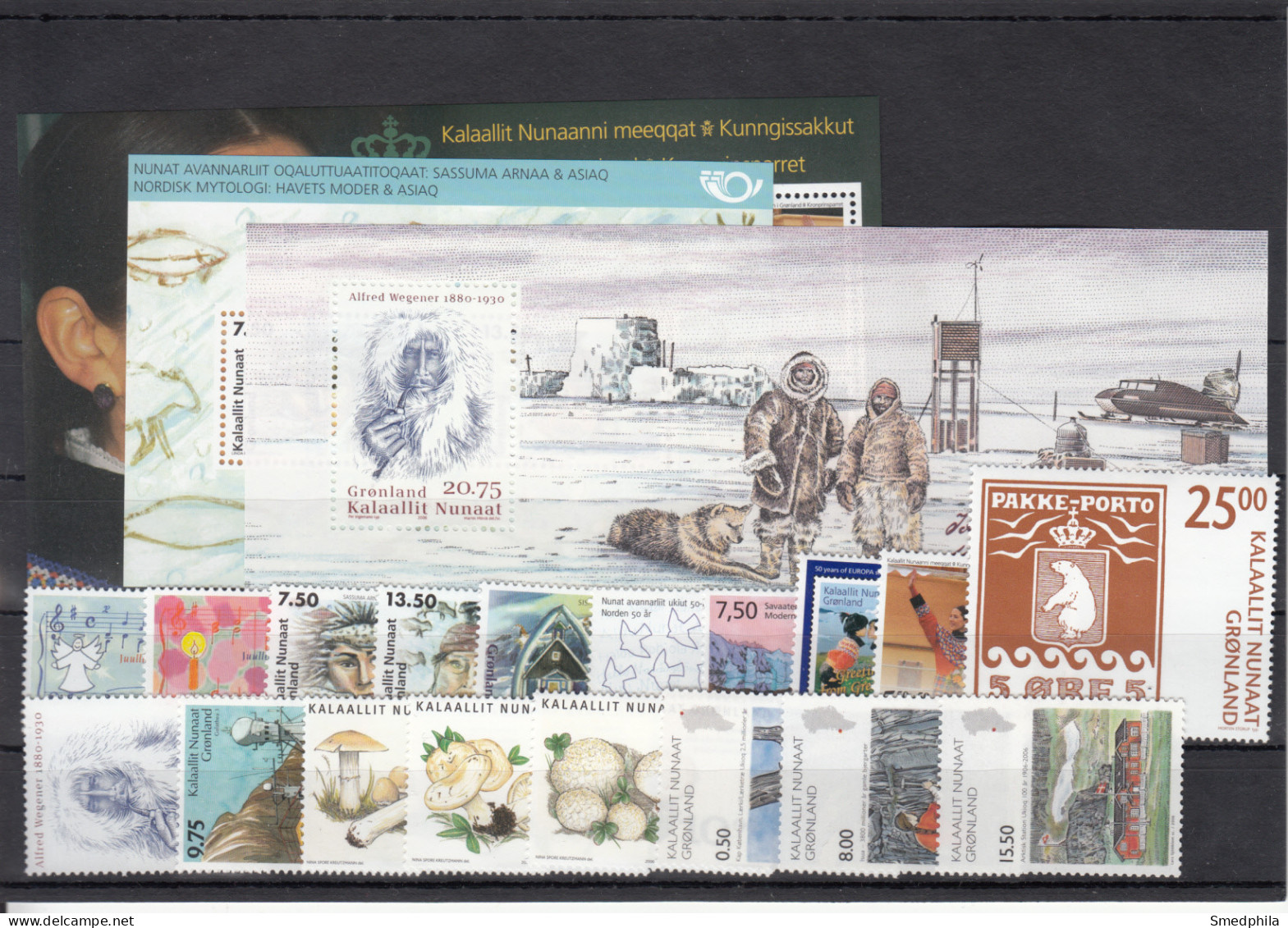 Greenland 2006 - Full Year MNH ** Excluding Self-Adhesive Stamps - Annate Complete