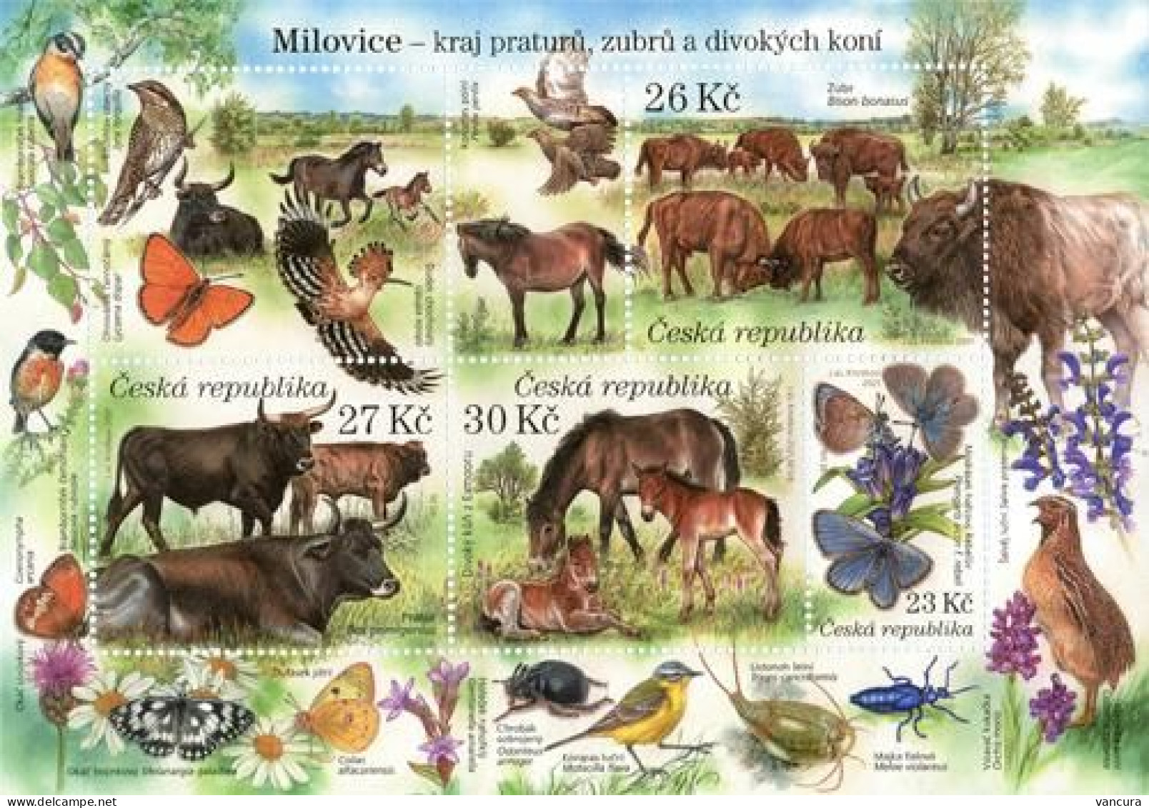 A 1126 - 9 Czech Republic Milovice 2021 Horse Bison Wisent Bos Primigenius - Unused Stamps