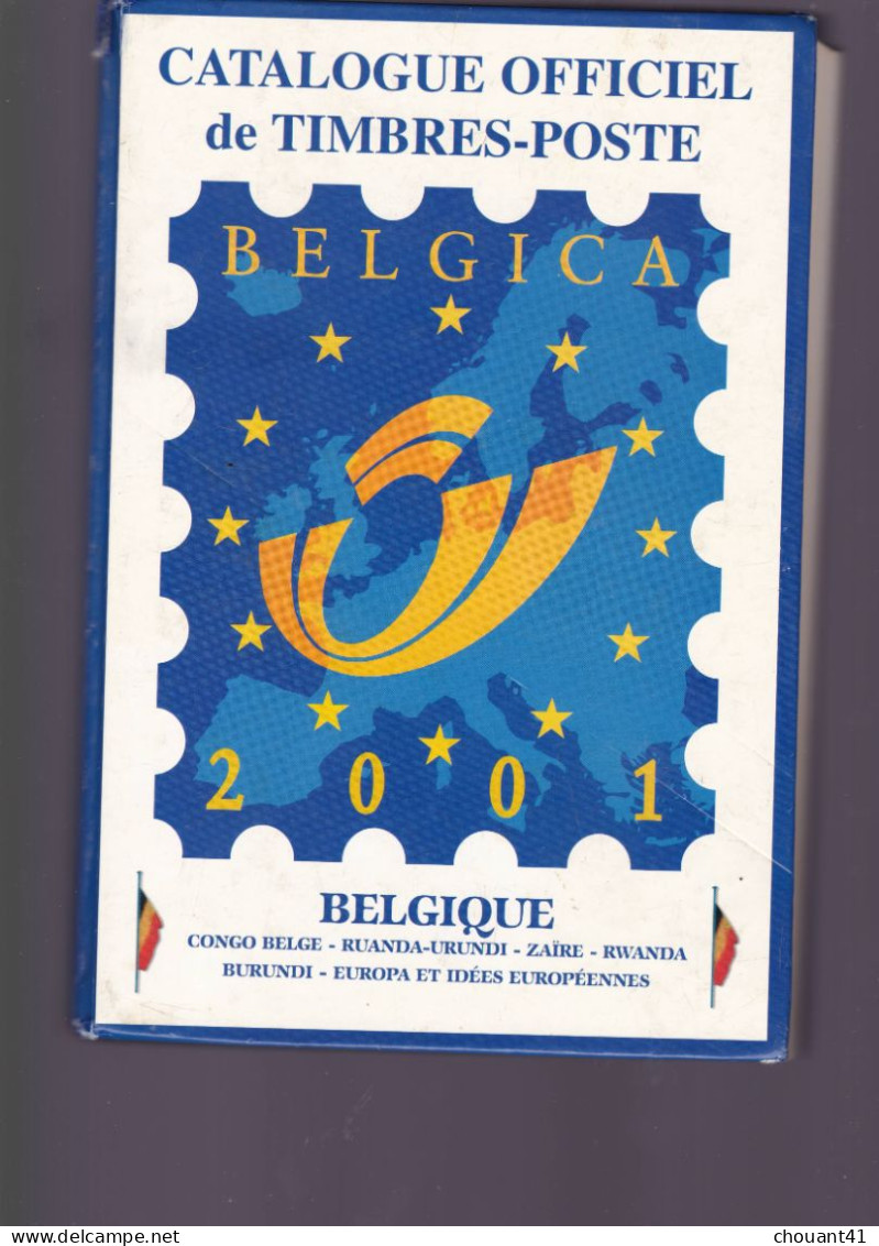 Catalogue Officiel De Timbres-postes (FR) - 2001- Belgique, Congo, Burundi, Ruanda-Urundi, Sud-Kasaï, Katanga, EUROPA - Frankrijk