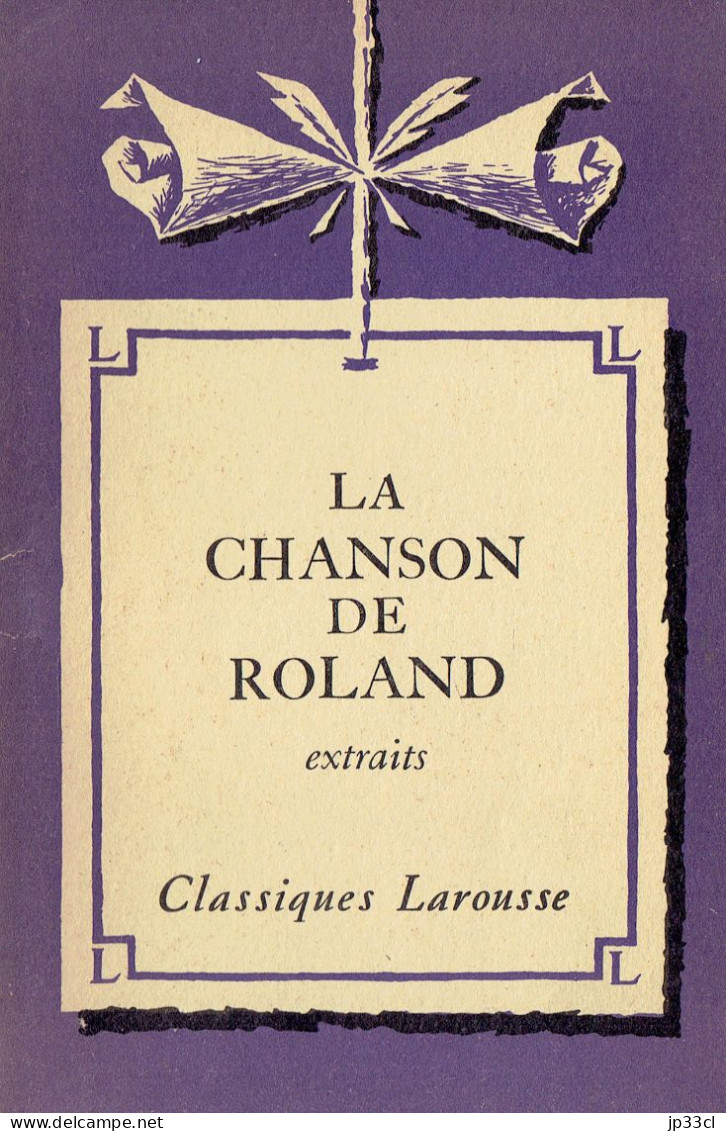 La Chanson De Roland (extraits) Collection "Classiques Larousse" - Autores Franceses