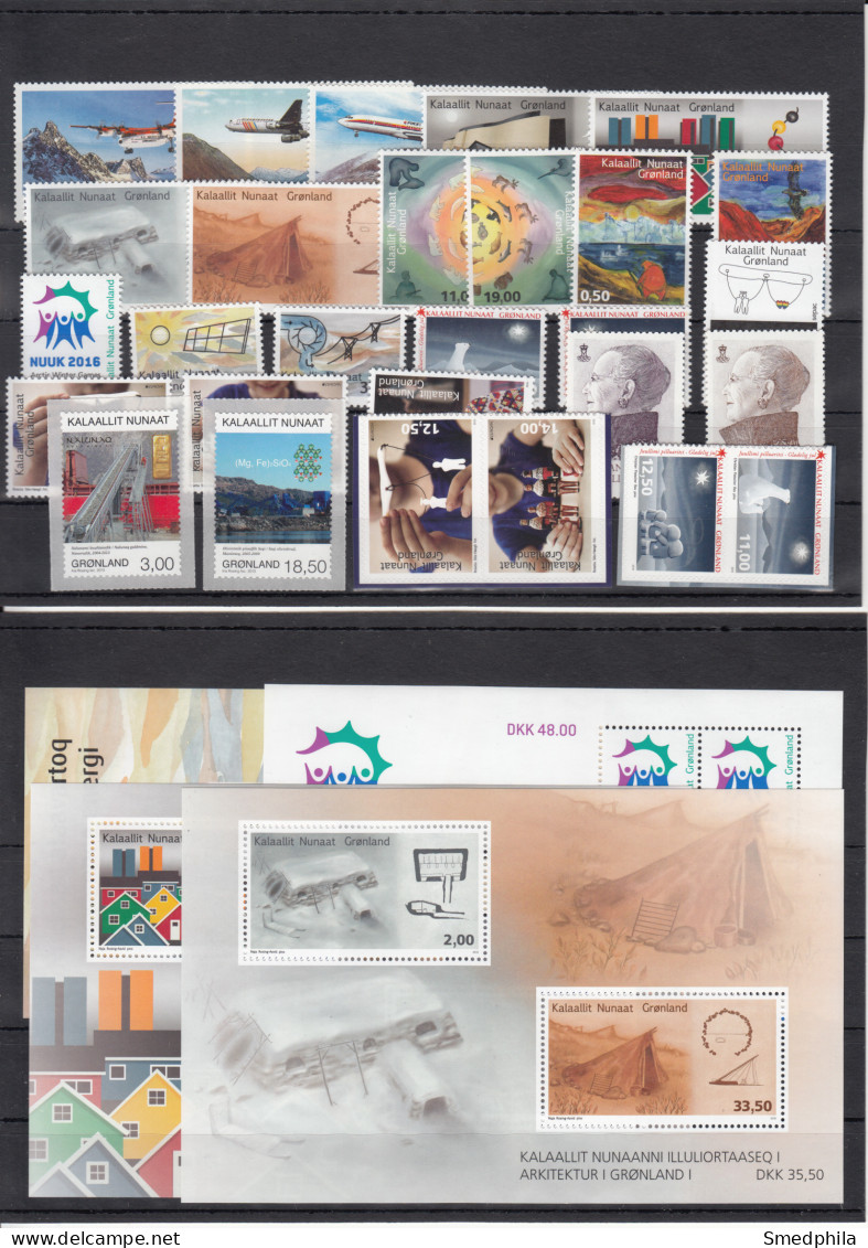 Greenland 2015 - Full Year MNH ** - Années Complètes