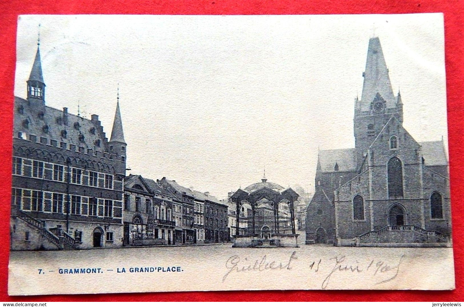 GERAARDSBERGEN -  GRAMMONT -  Groote Markt  -   La Grand' Place  -  1905 - Geraardsbergen