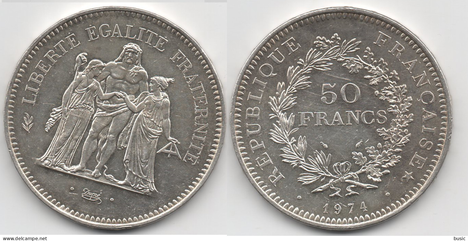 + FRANCE   + 50  FRANCS 1974 + - 50 Francs