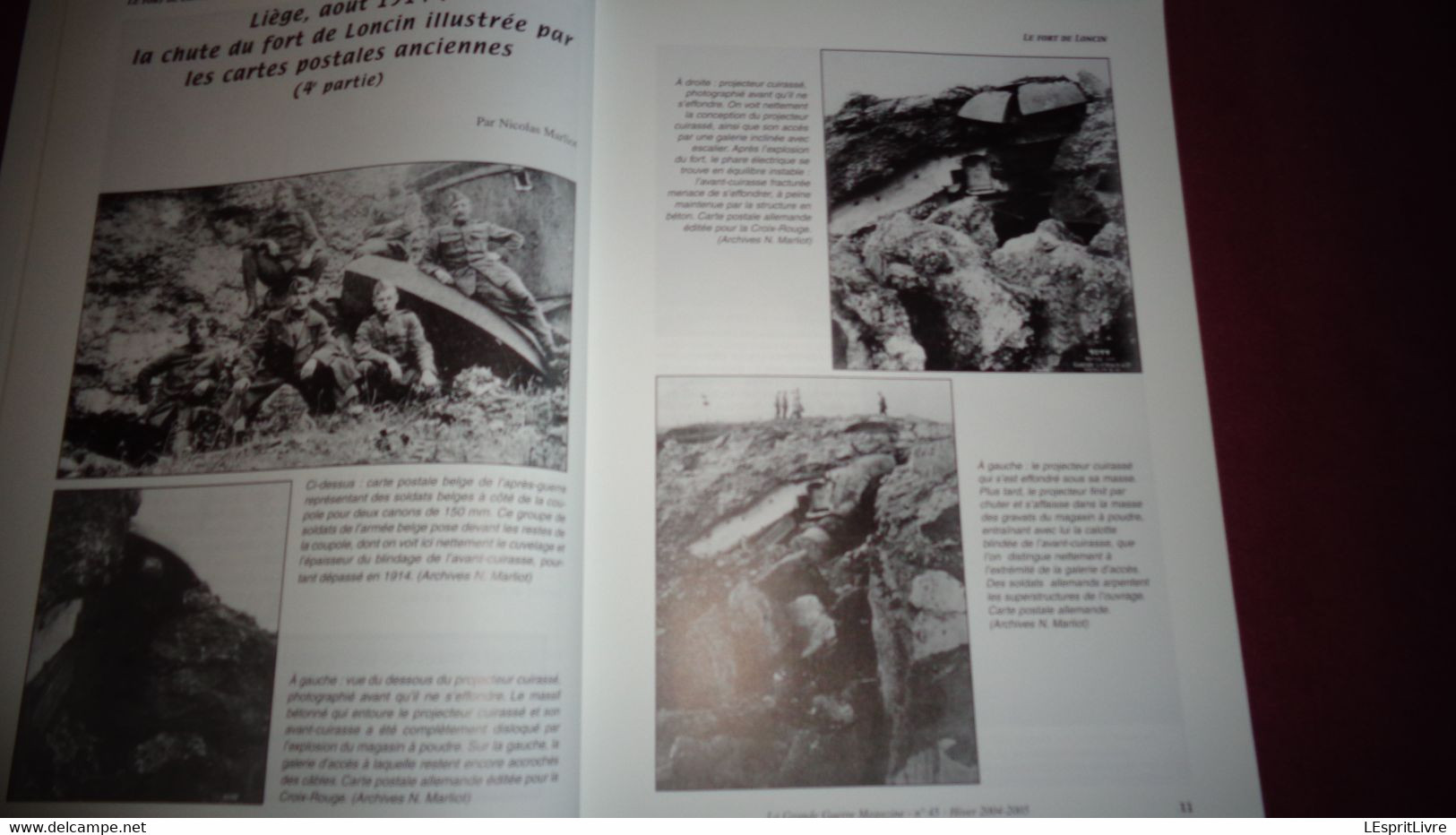 LA GRANDE GUERRE N° 45 Magazine 14 18 Fort De Loncin Liège Combat Etain Buzy Bois Belleau Mimi Pinson Front Italie Isère - Guerre 1914-18