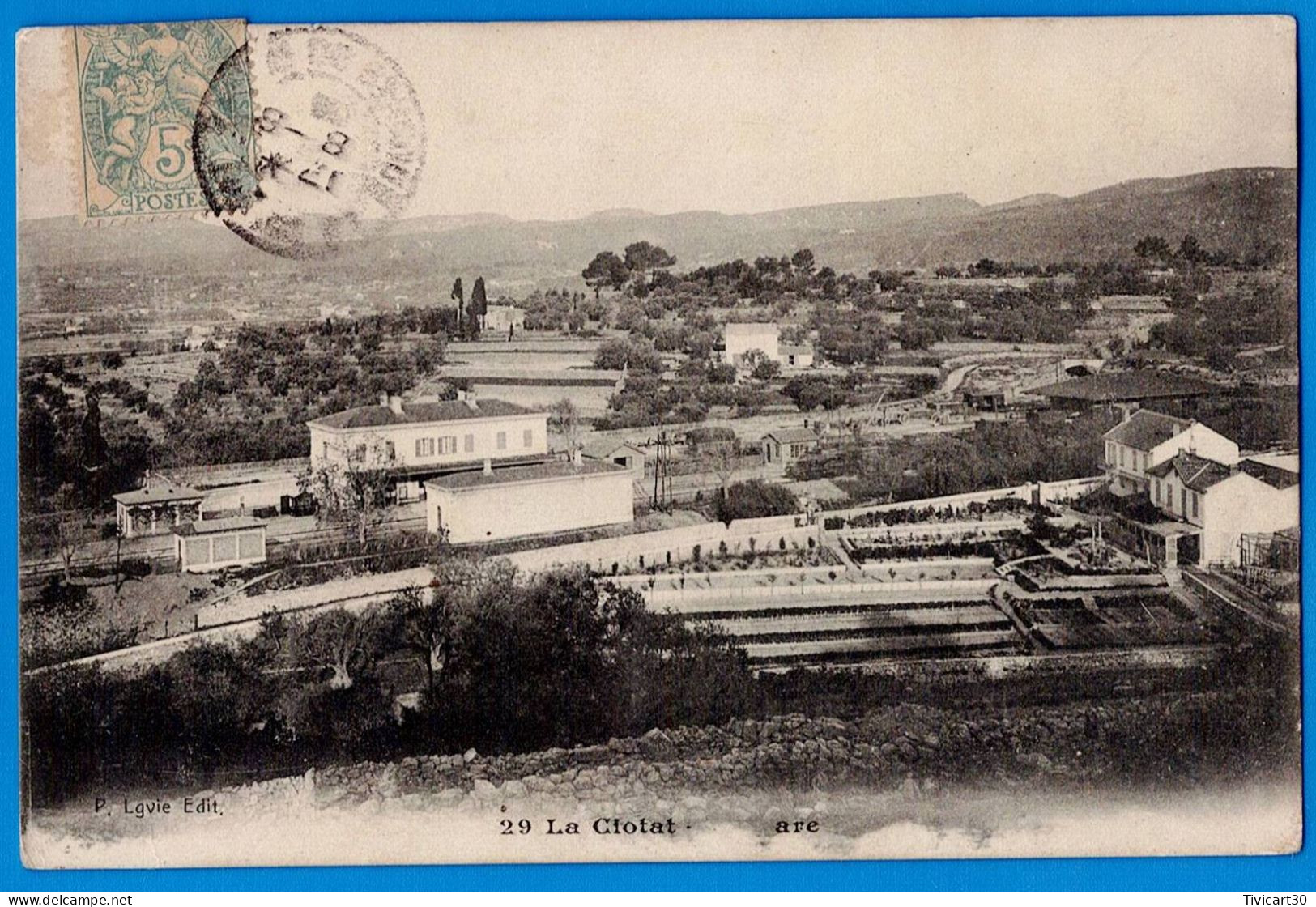 CPA BOUCHES-DU-RHONE (13) - LA CIOTAT - LA GARE - La Ciotat