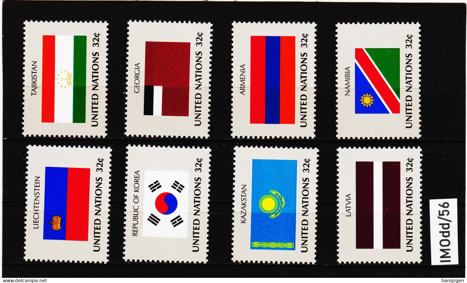 IMOdd/56 UNO New York  1997  Michl  722/29  ** Postfrisch Siehe ABBILDUNG - Unused Stamps
