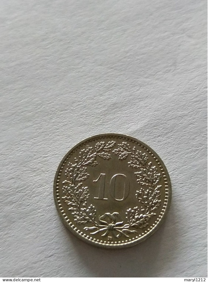 10 Centimes Suisses 1990 - 10 Centimes / Rappen