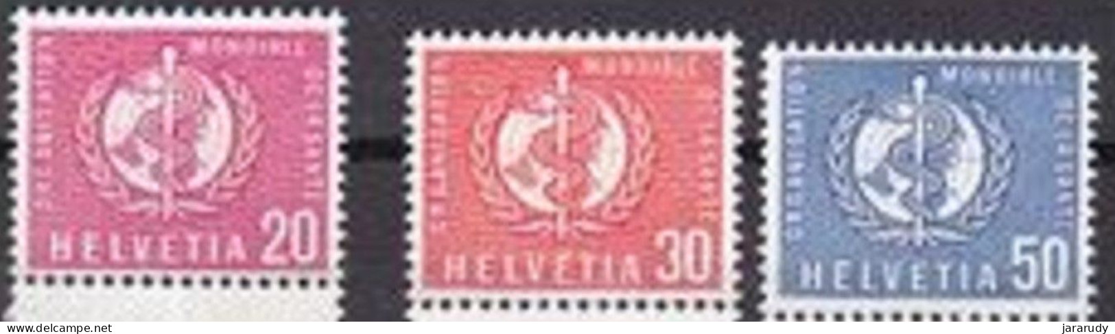 SUIZA OMS 1960 Yv 736 MNH - Nuevos