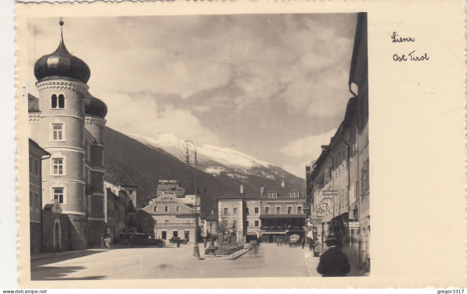 E4939) LIENZ Dustertal Pustertal Ost Tiroil - Kaiser Franz Platz Cafe Central Lieburg Auto U,. Geschäfte - Lienz