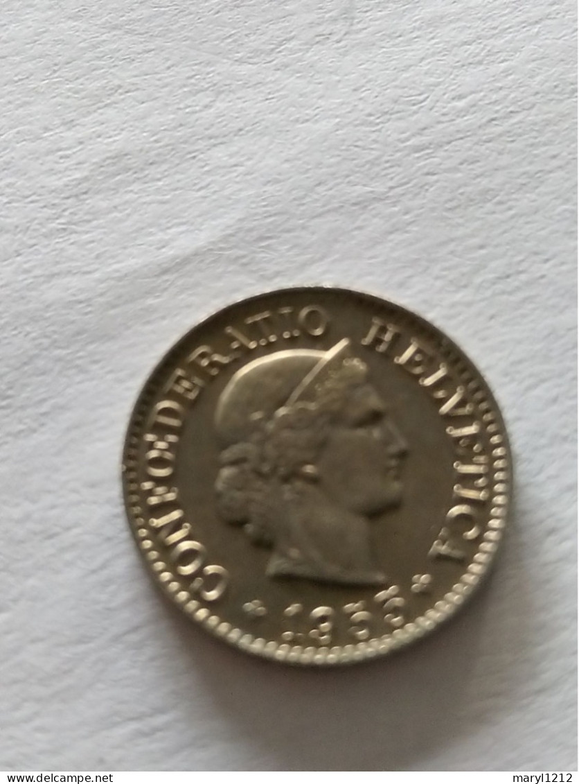 5 Centimes Suisses 1955 - 5 Centimes / Rappen