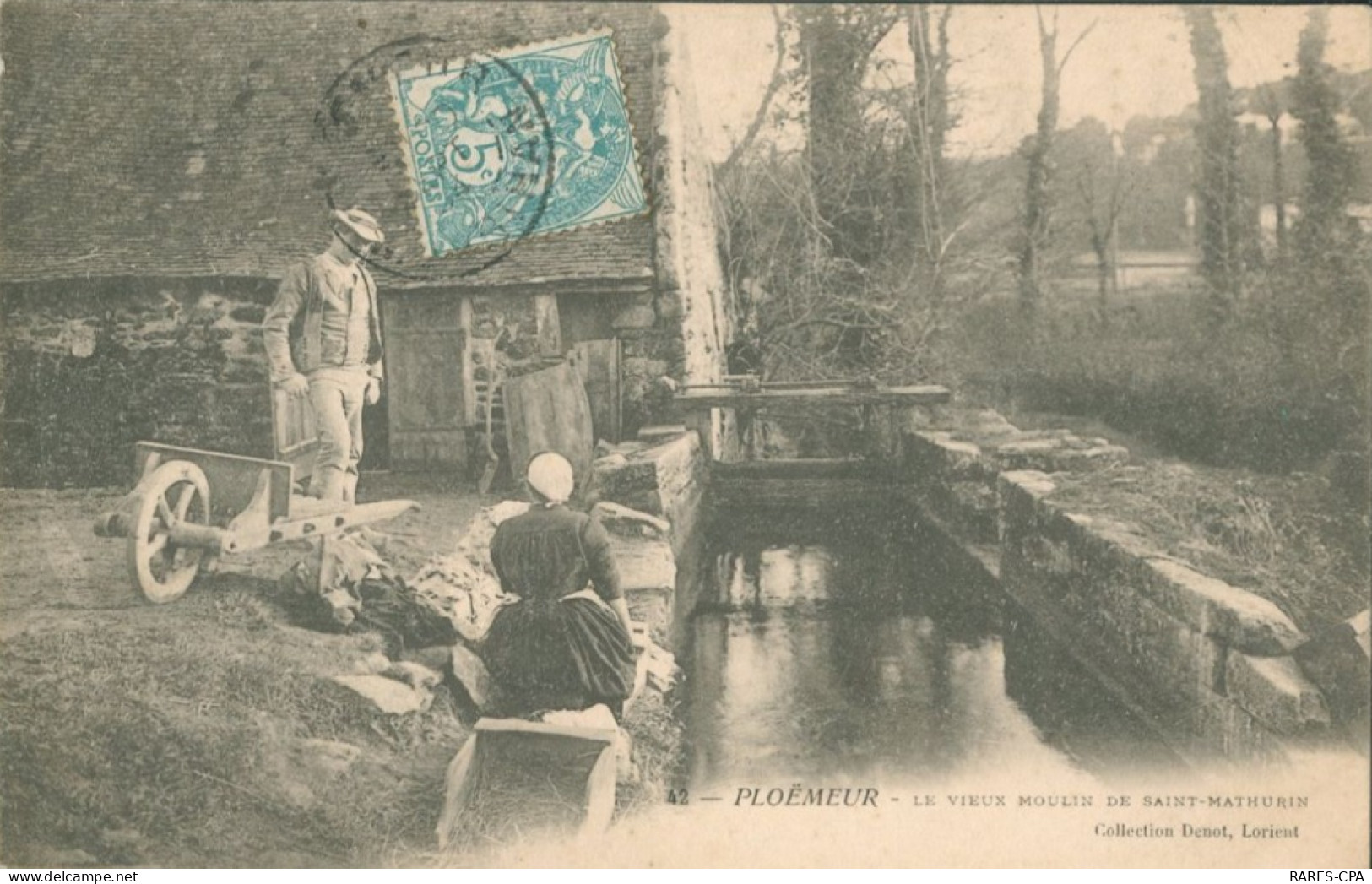 56 PLOEMEUR - LE VIEUX MOULIN DE SAINT MATHURIN - Ploemeur