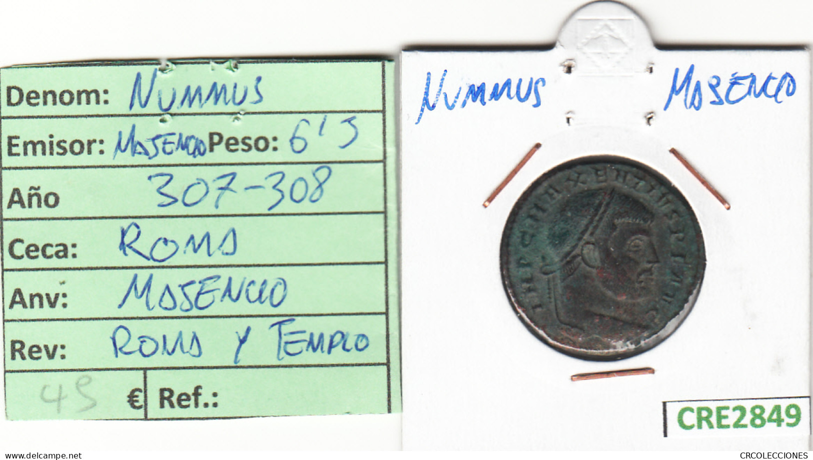 CRE2849 MONEDA ROMANA NUMMUS MAJENCIO VER FOTO - Otros & Sin Clasificación