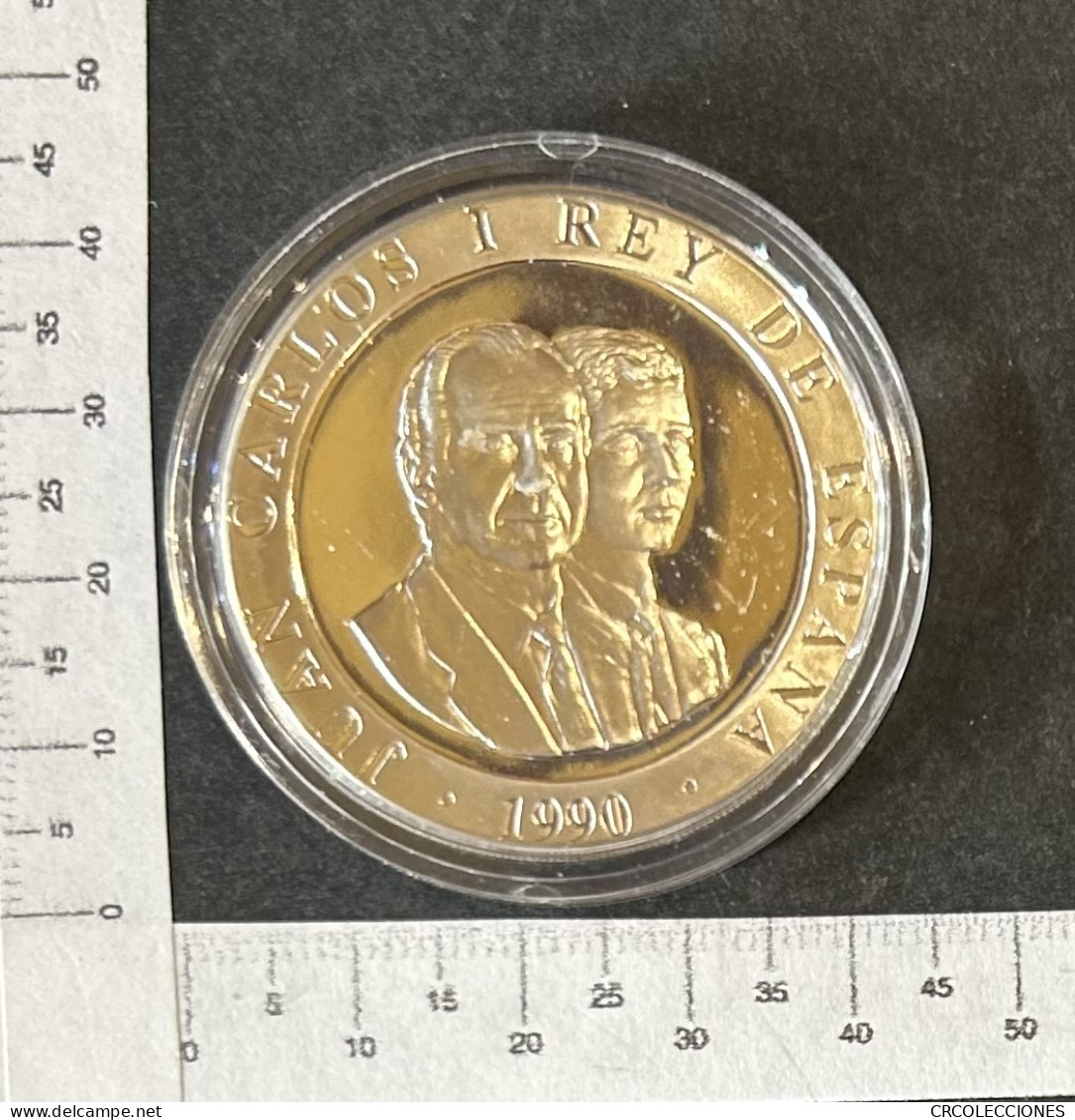 CREXP424 ESTUCHE MONEDA ESPAÑA 2000 PESETAS 1990 ARQUERO - Autres & Non Classés