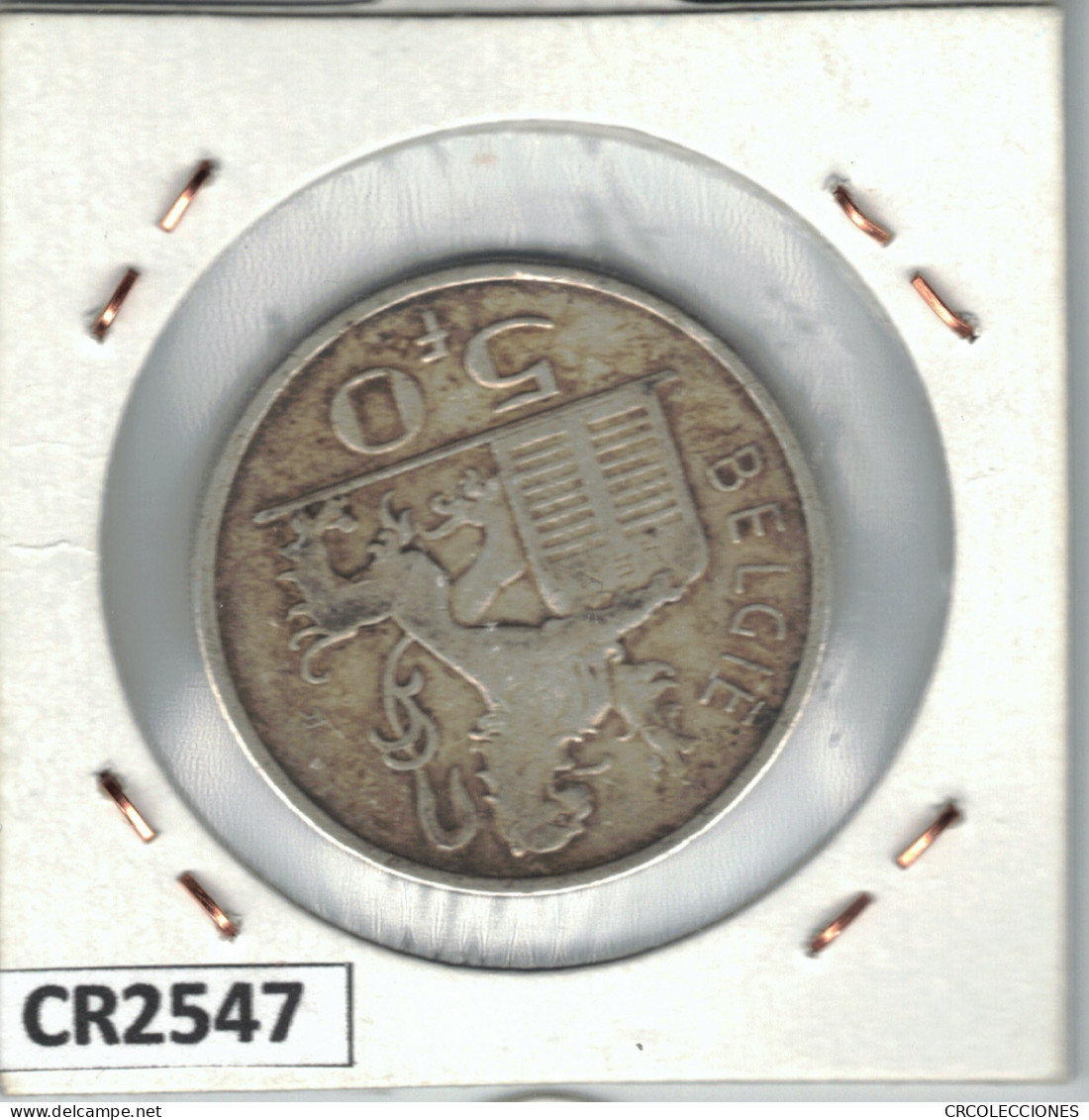 CR2547 MONEDA 50 FRANCOS BELGICA PLATA 1948 - Andere - Europa