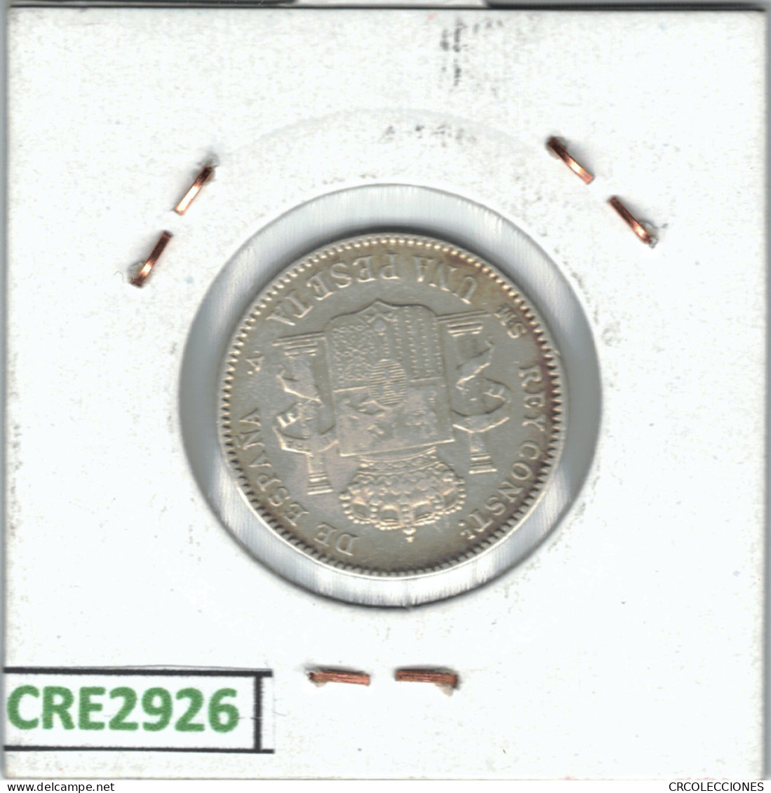 CRE2926 MONEDA 1 PTA ALFONSO XIII PLATA 1900 - Otros & Sin Clasificación