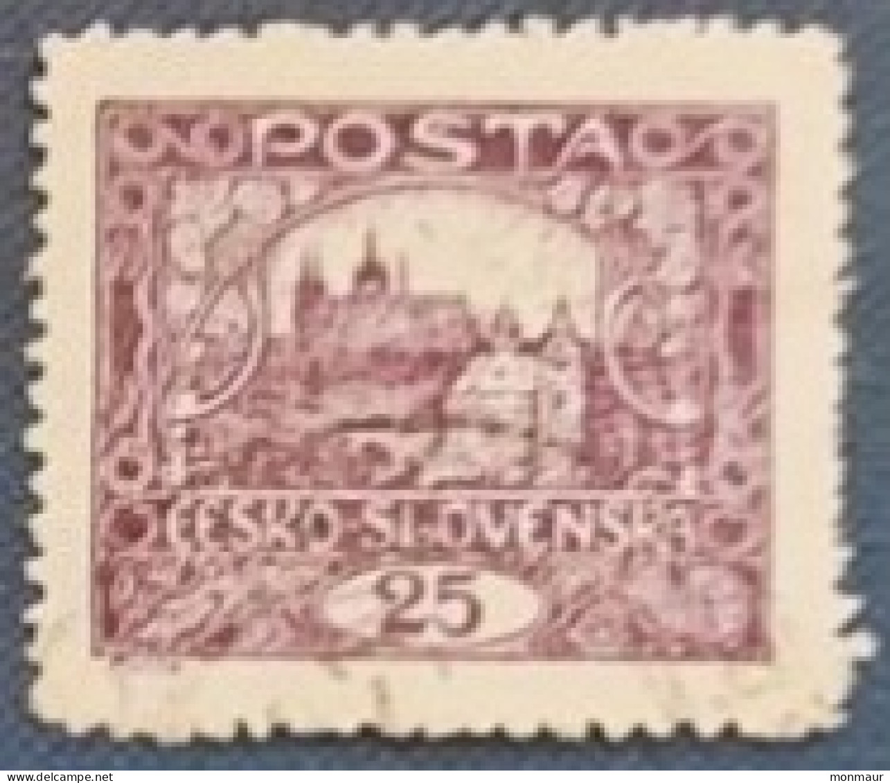 CECOSLOVACCHIA 1918  HRADCANY  25h - Used Stamps