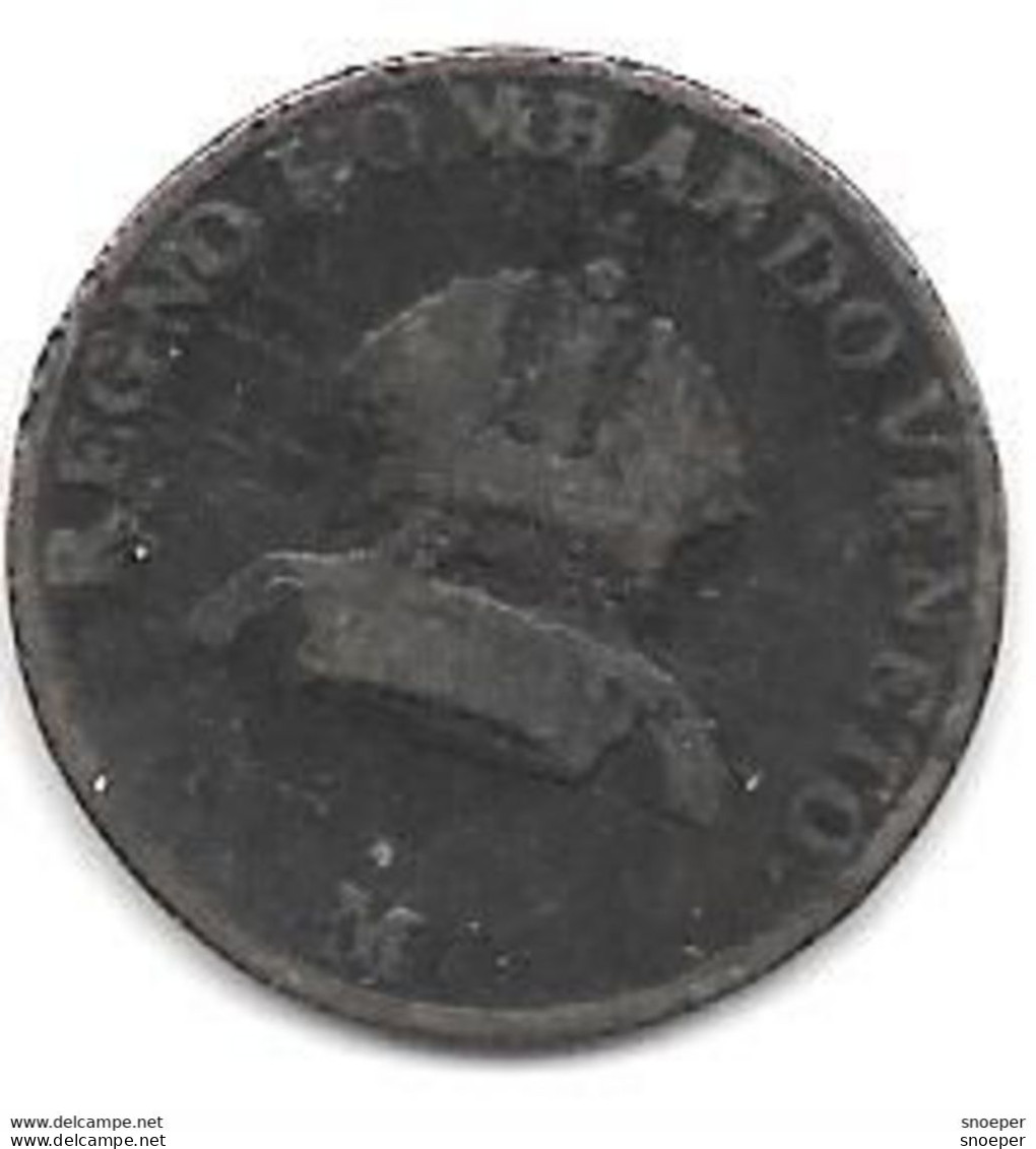 *ITALY Lombardi  1 Centesimo 1834 M  Km 1.2   Vf - Lombardie-Vénétie