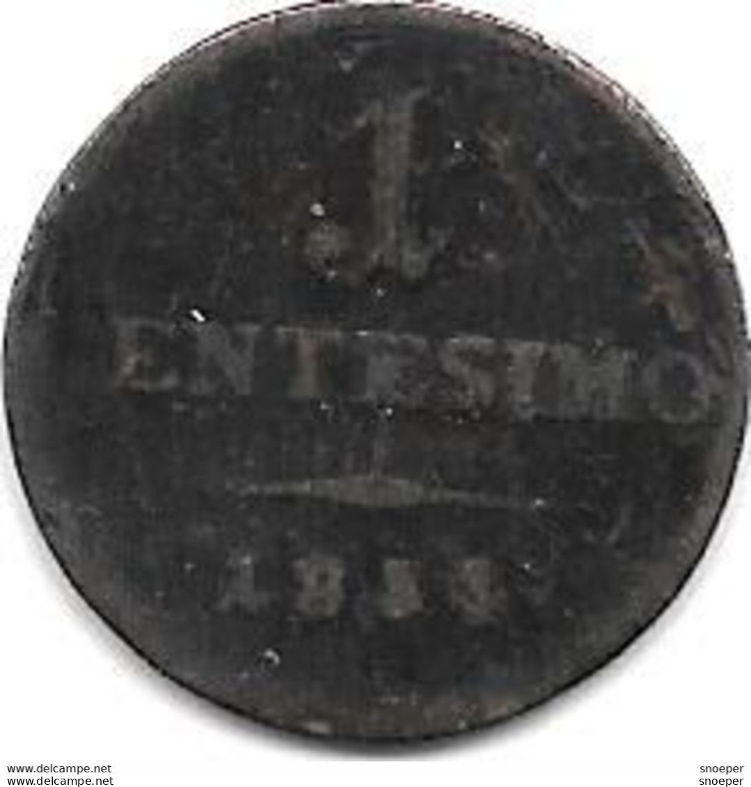 *ITALY Lombardi  1 Centesimo 1834 M  Km 1.2   Vf - Lombardie-Vénétie