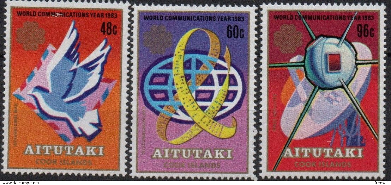 World Communication Year - Année De La Communication 1983 XXX - Aitutaki