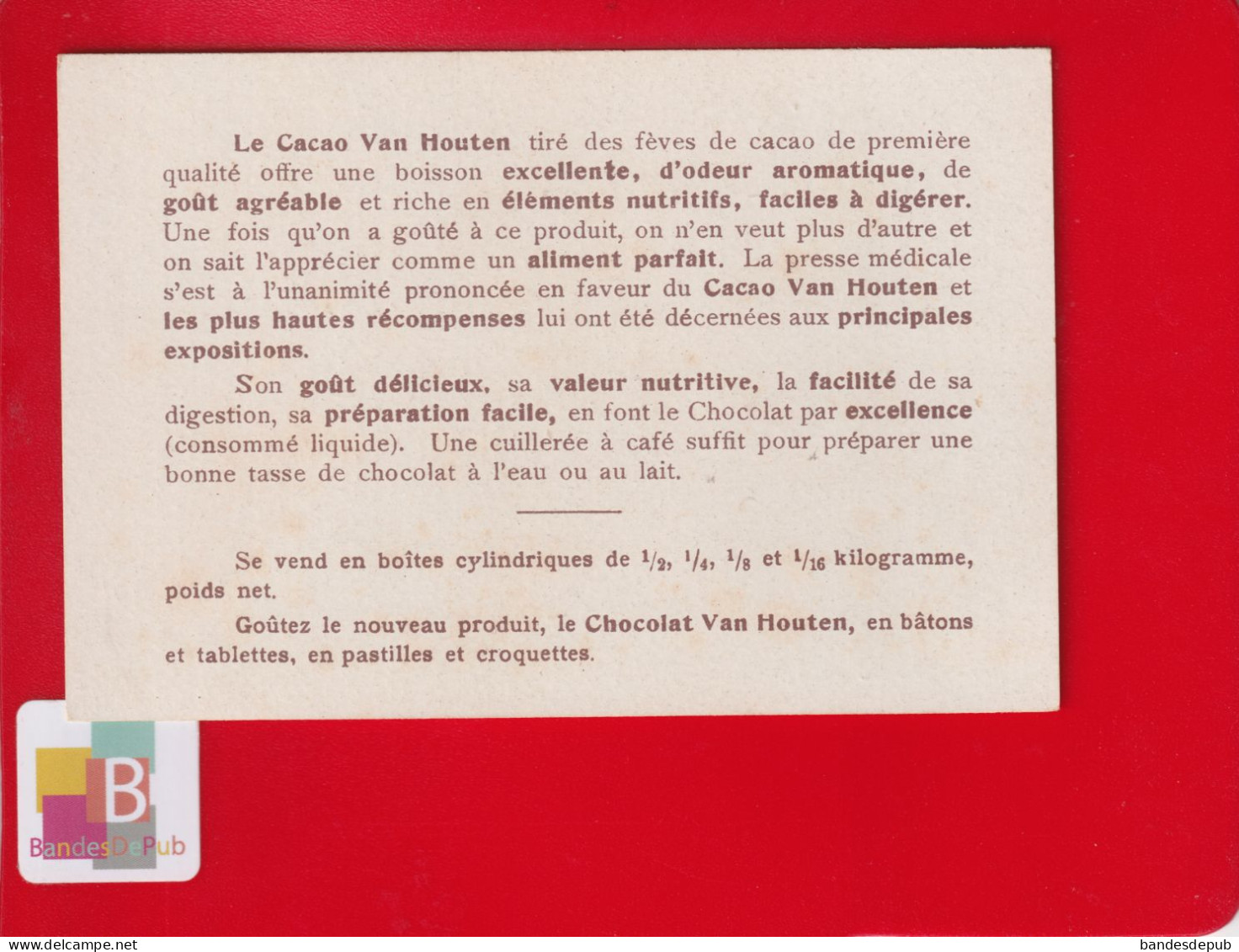 Chromo Chocolat Cacao Van Houten Géographie Détroit Malacca Mer Chine Sumatra Rio Malaisie Singapour Indonésie - Van Houten