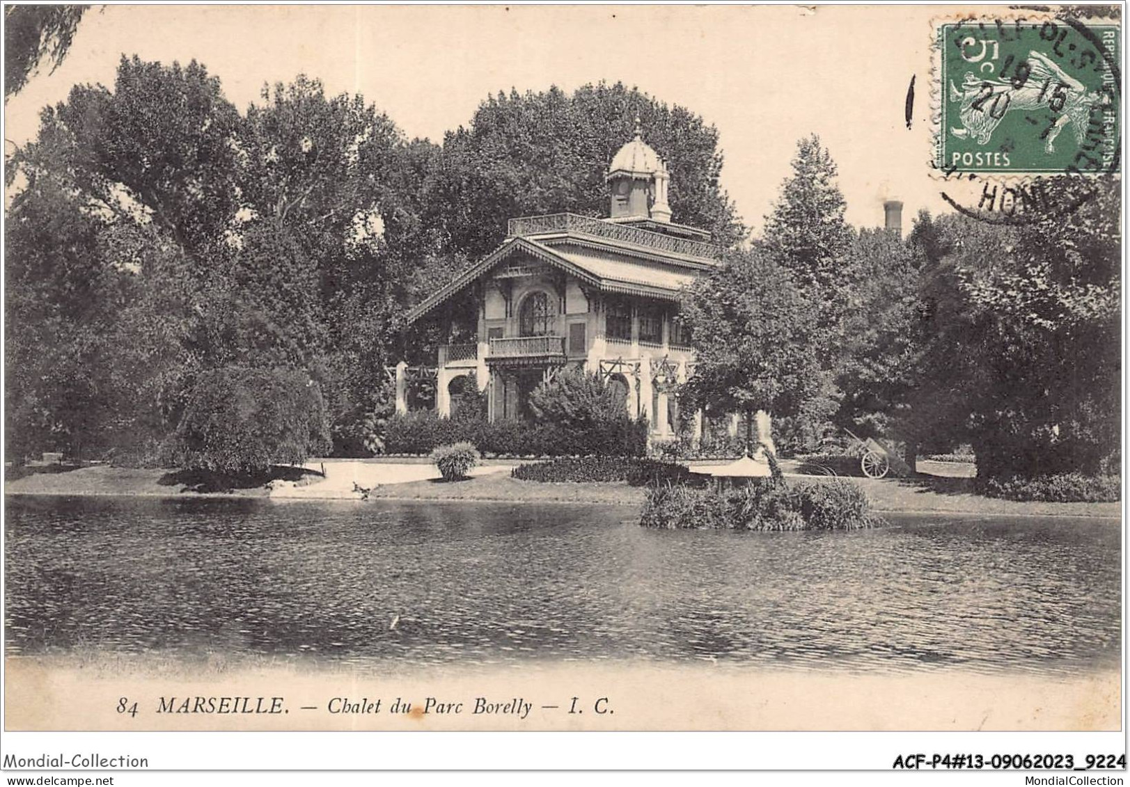 ACFP4-13-0329 - MARSEILLE - Chalet Du Parc Borelly - Parks, Gärten
