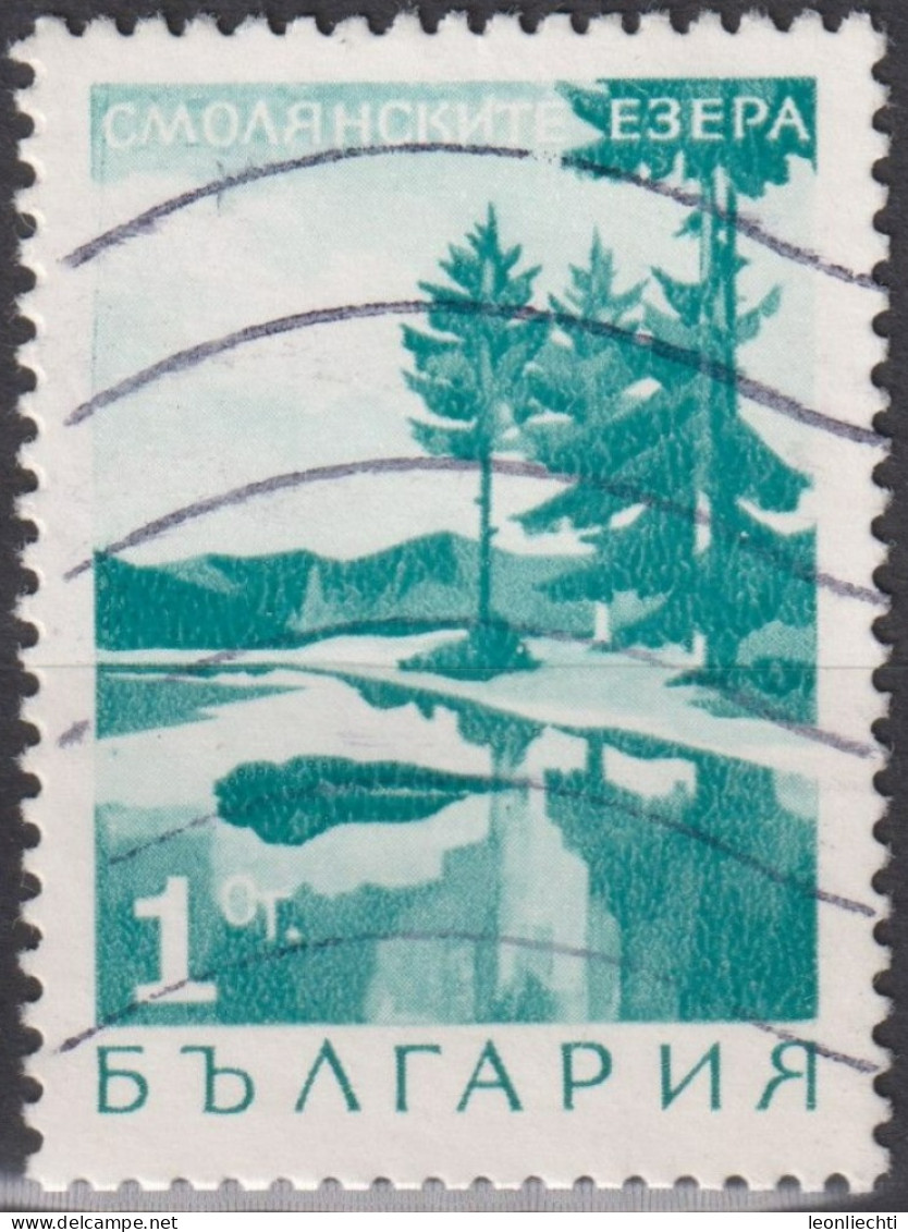 1968 Bulgarien ° Mi:BG 1802, Sn:BG 1681, Yt:BG 1618, Lake Smolyan, Landscapes (1968) - Usados