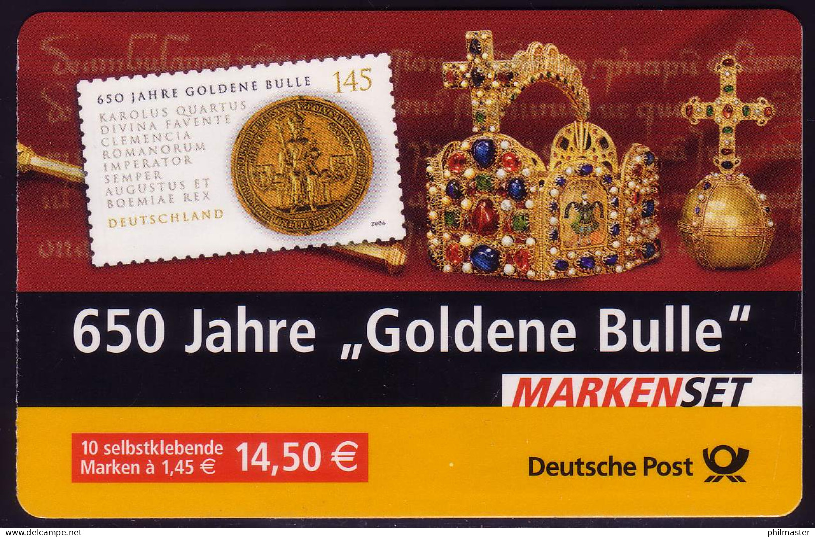 62IaA MH Goldene Bulle: Raster Statue Steil Ca. 75 Grad / 15 Grad, ** - 2001-2010