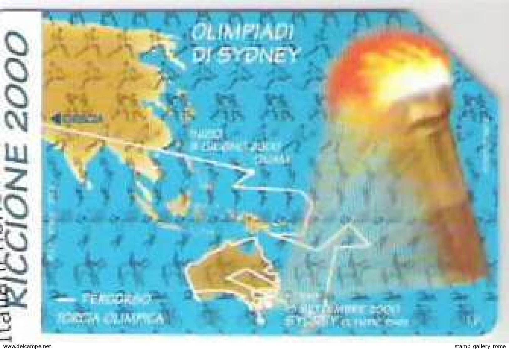 TELECOM - OLIMPIADI DI SIDNEY - NUOVA -  LIRE 2000  - GOLDEN  1274 - Publiques Figurées Ordinaires