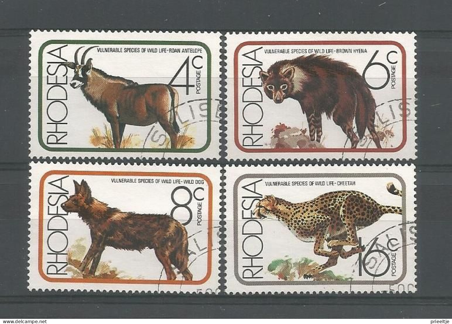 Rhodesia 1976 Animals Y.T. 274/277 (0) - Rhodesia (1964-1980)