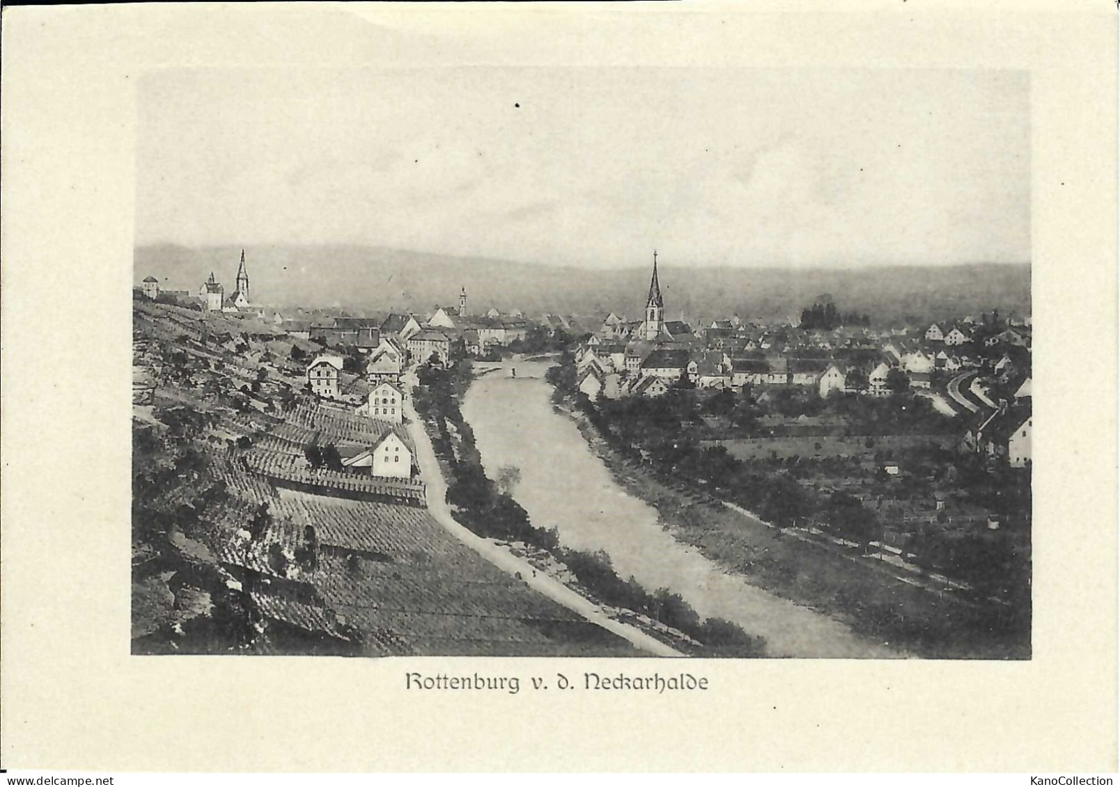 Rottenburg Von Der Neckarhalde, Schwäbischer Albverein, Herbstversammlung 1908, Gruß-Album Von Rottenburg - Rottenburg