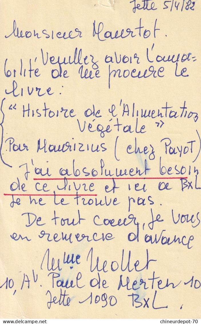 1982 JETTE BRUXELLES POSTOMAT 24/24 CORBION - Cartas & Documentos