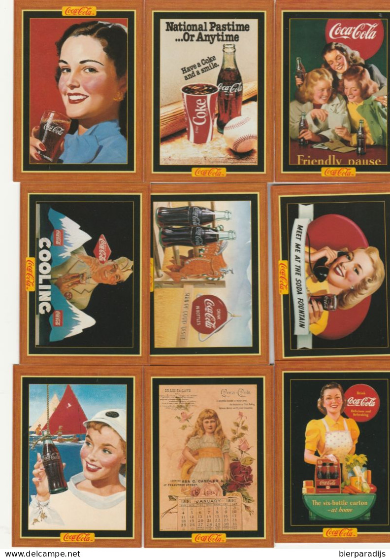 Coca-cola Trading Cards Verzamelkaarten Serie 4 Compleet Complete 100 Different Cards - Autres & Non Classés