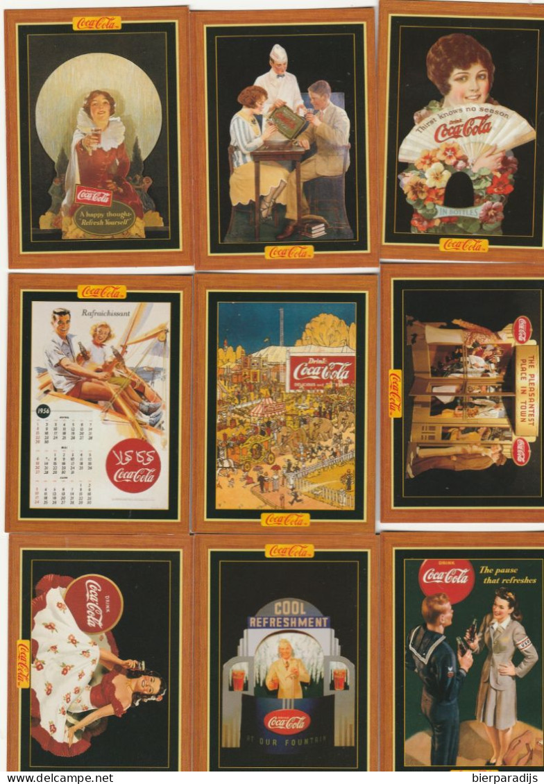 Coca-cola Trading Cards Verzamelkaarten Serie 4 Compleet Complete 100 Different Cards - Andere & Zonder Classificatie