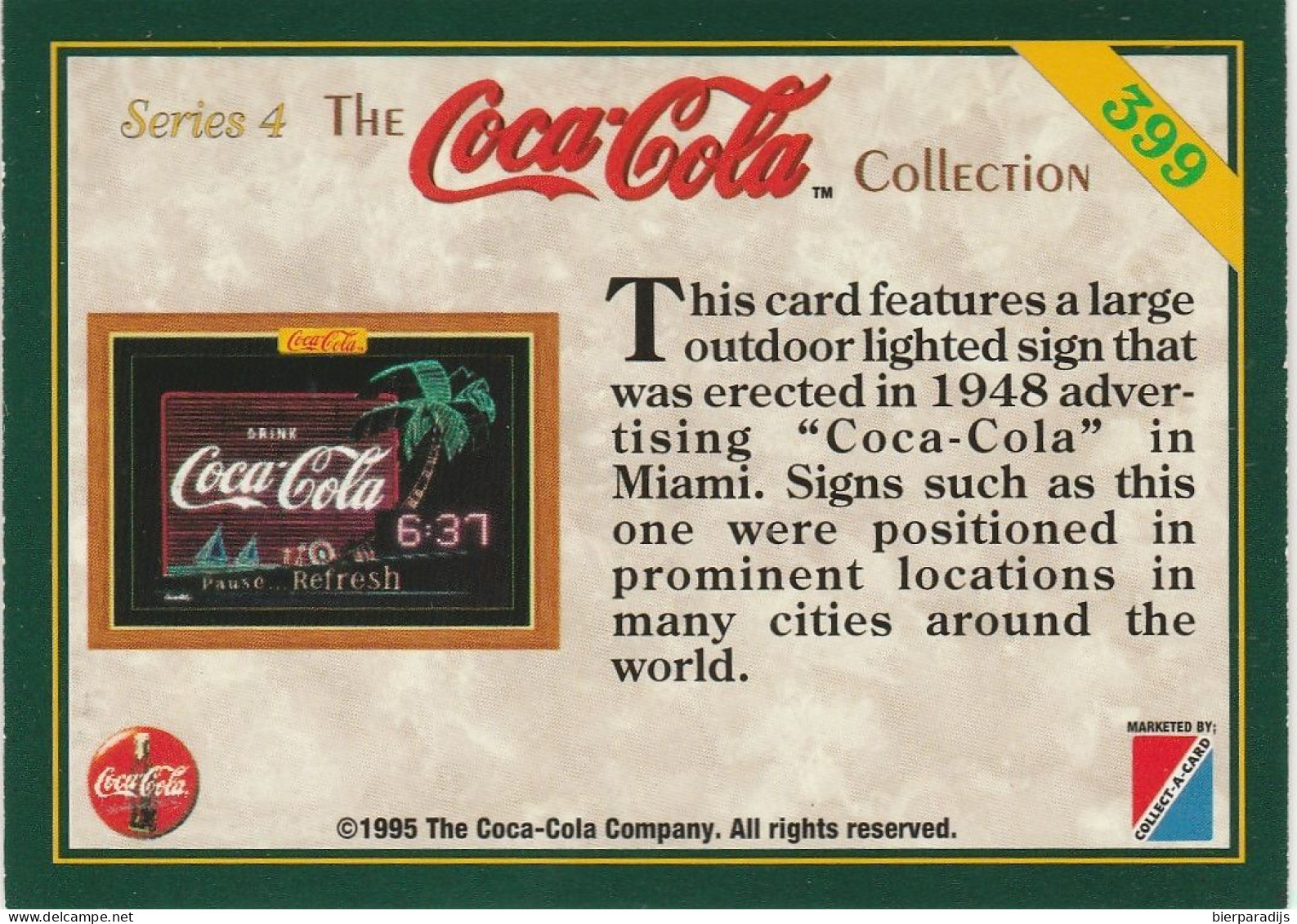 Coca-cola Trading Cards Verzamelkaarten Serie 4 Compleet Complete 100 Different Cards - Otros & Sin Clasificación