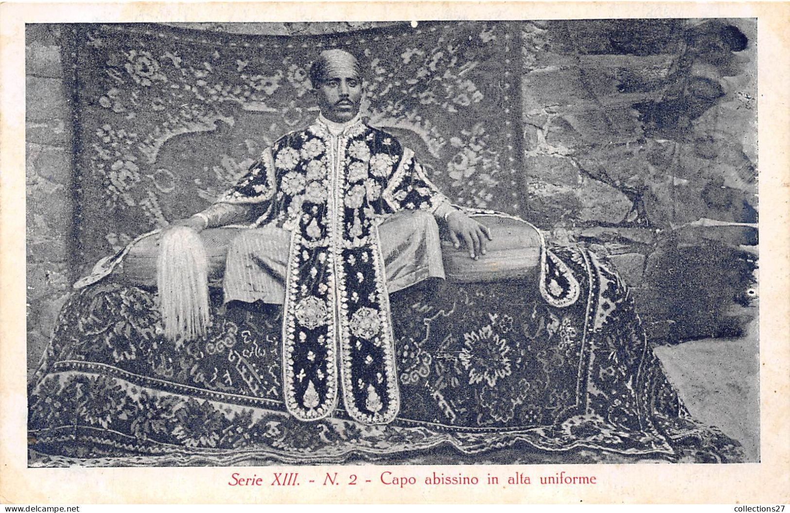 CAPO OBISSINO IN ALFA UNIFORME  - SERIE XIII N°2 - Ethiopia