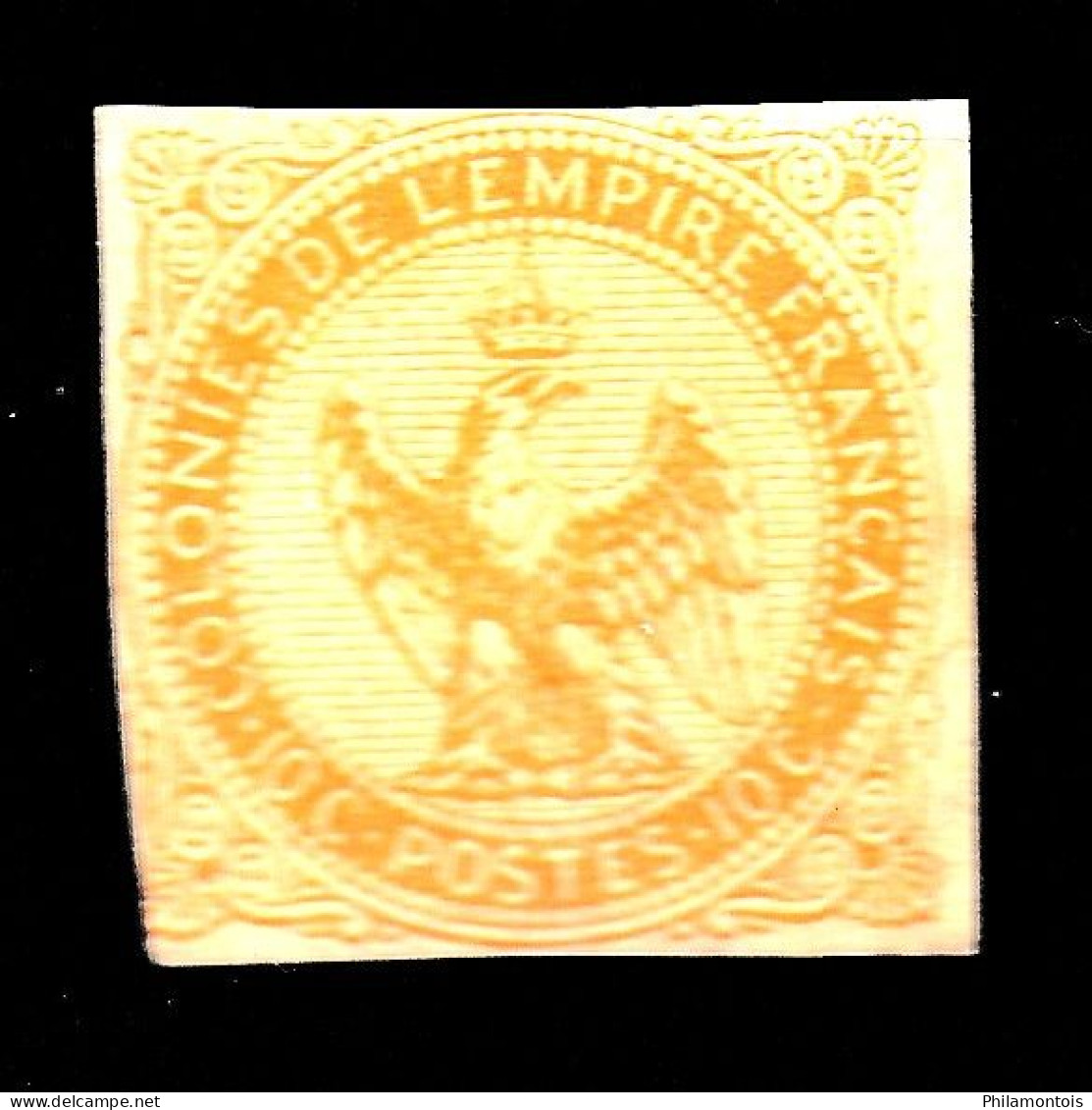 Colonies Générales - 3 - 10c Bistre-jaune Type Aigle - Neuf N* - Eagle And Crown
