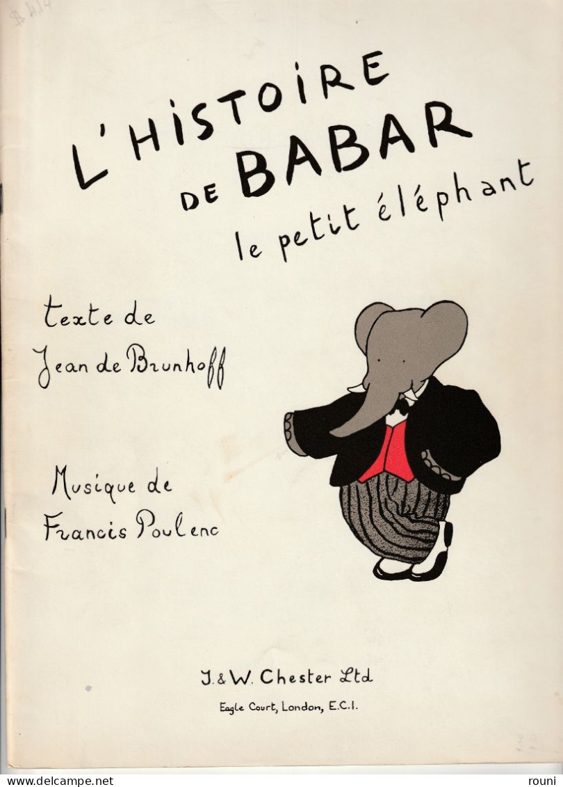 L'HISTOIRE DE BABAR - Le Petit éléphant - Unterrichtswerke