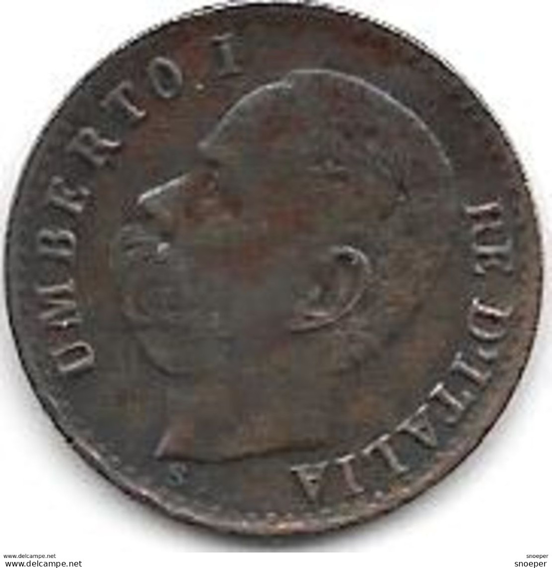* Italy 1 Centesimo 1896  Km 29  Xf !!!!! Catalog Val 30,00$ - 1878-1900 : Umberto I.