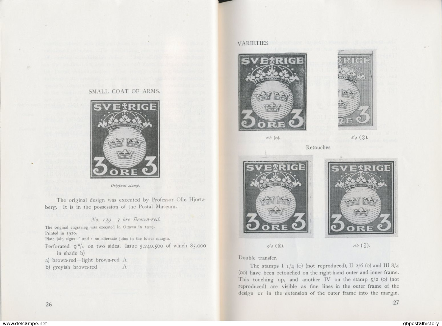 Postage Stamps Of Sweden 1920-1945. Postal Museum Communication No. 23. Issued By The Royal Swedish General Post Office. - Handbooks