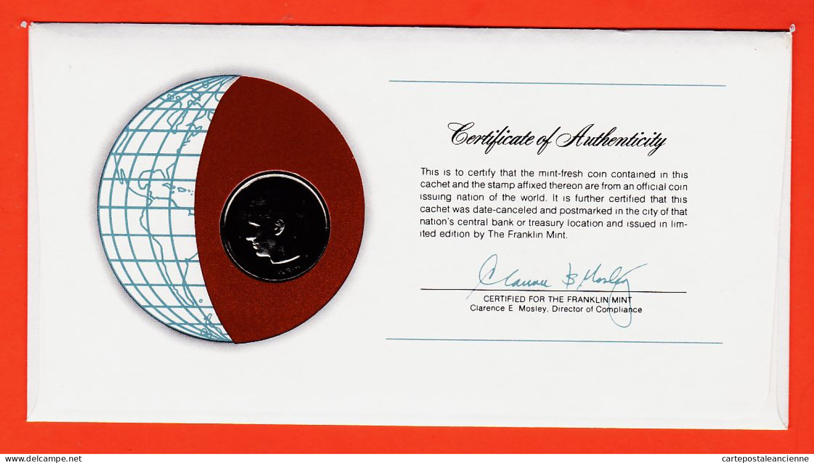 28294 / BELGIUM 10 Franc 1976 Belgique FRANKLIN MINT Coins Nations Coin Ltd Edition Enveloppe Numismatique Numiscover - 10 Francs